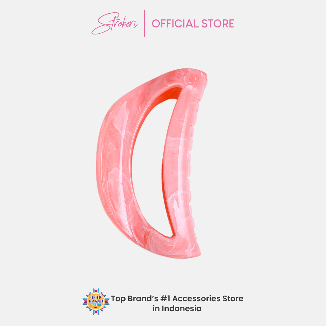 Stroberi Marble Hair Clip Series