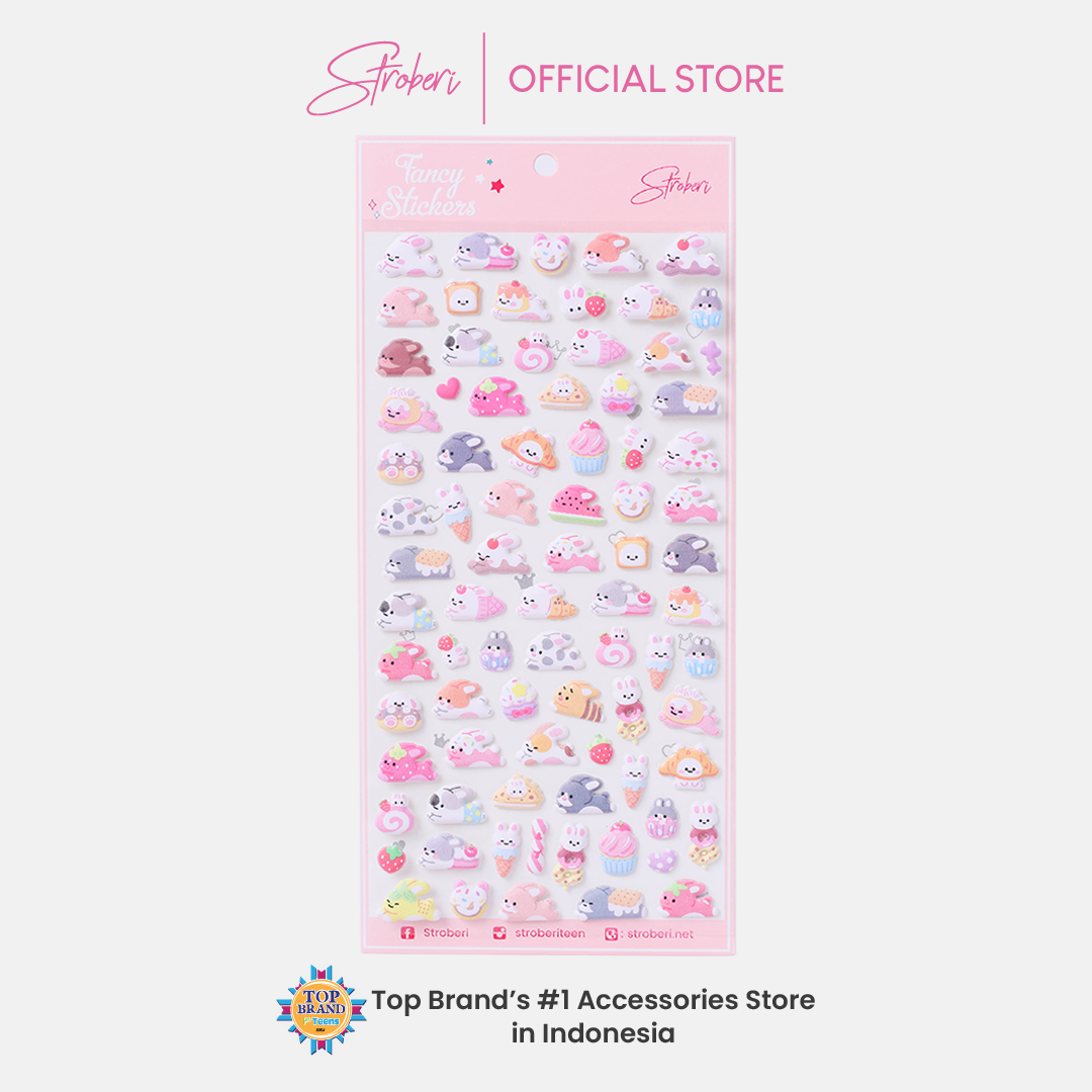 Stroberi Character Sticker -2