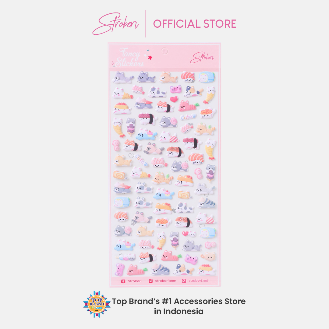 Stroberi Character Sticker -2