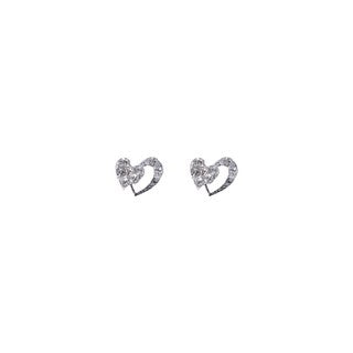 Stroberi Rhinestone Stud Earring- 1