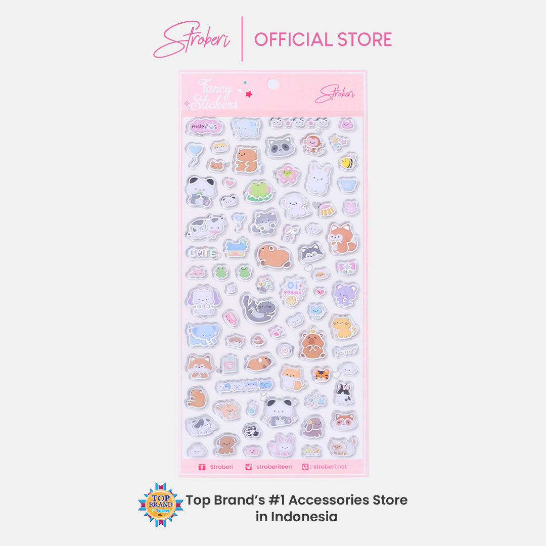 Stroberi Character Sticker -2