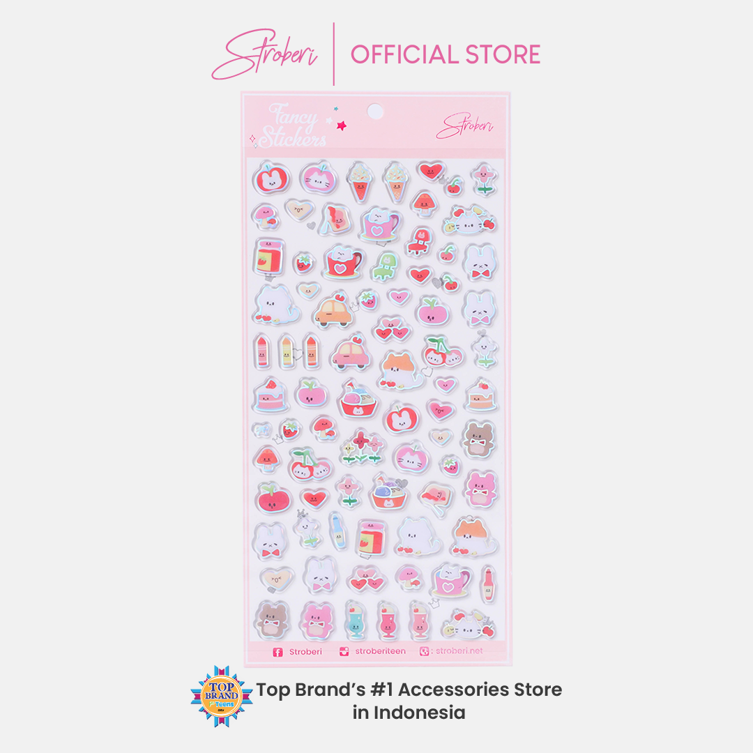 Stroberi Character Sticker -2