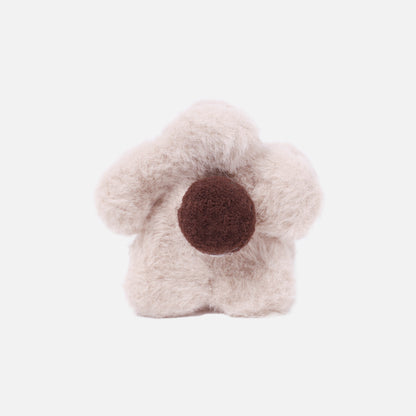 Stroberi Fur Flower Hair Clip
