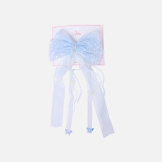 Stroberi Bow Tulle Kids Hair Clip