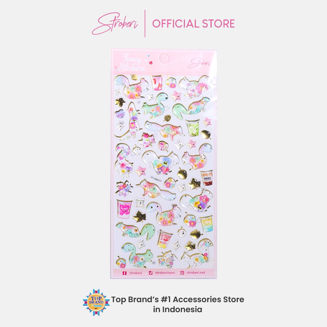 Stroberi Character Sticker -1