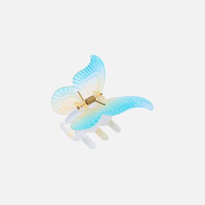 Stroberi Rainbow Color Butterfly & Flower Hair Clip