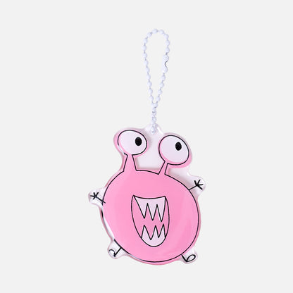 Stroberi Acrylic Monster Color Keychain