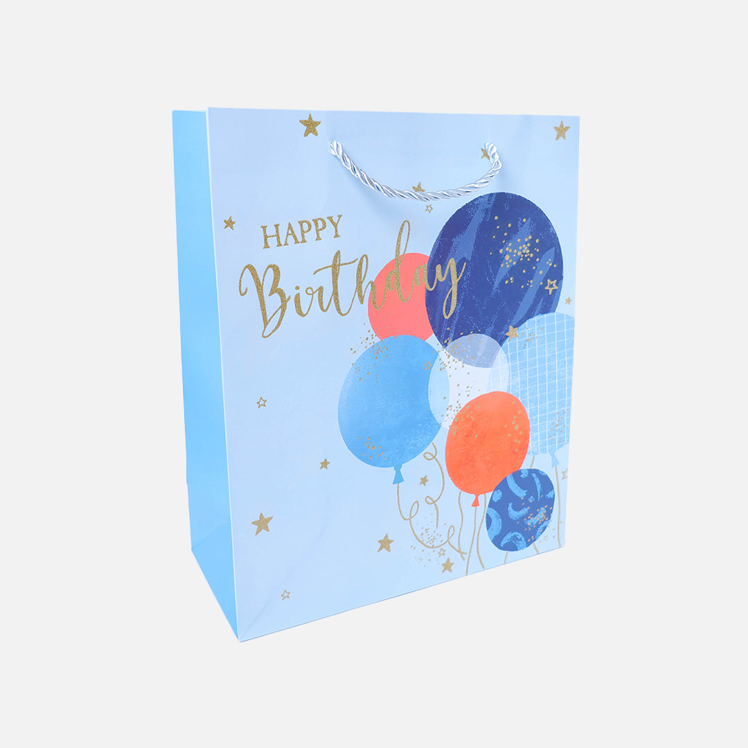 Stroberi Birthday Gift Bag Balloon