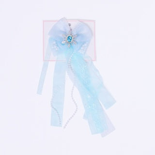 Stroberi Bow Tulle Kids Hair Clip