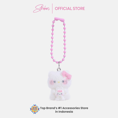 Stroberi Mini Clay Fur Character Keychain