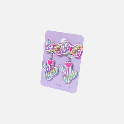 Stroberi Mix Shapes Hanging Earring