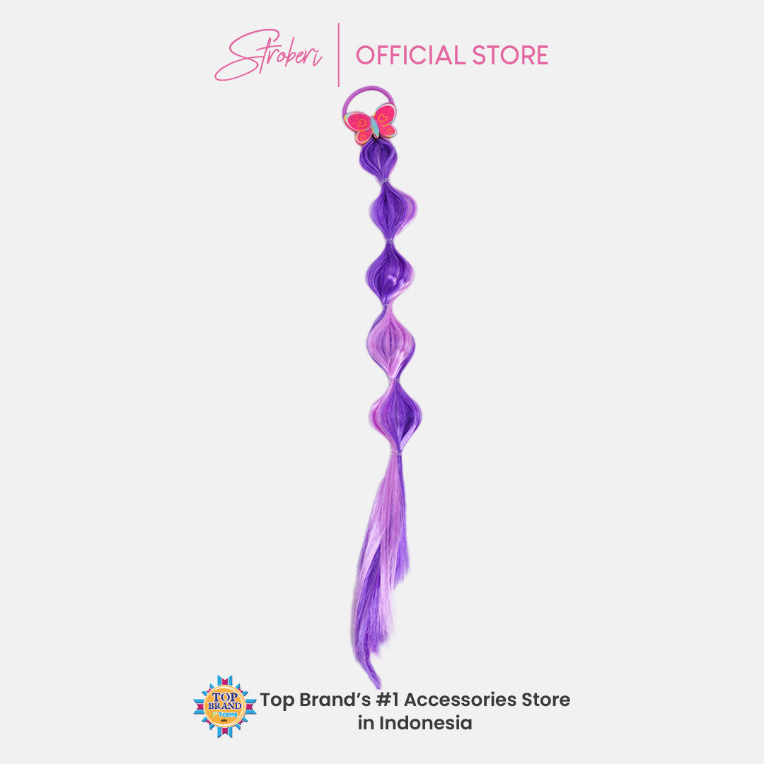 Stroberi Gradation Braid Hair Tie