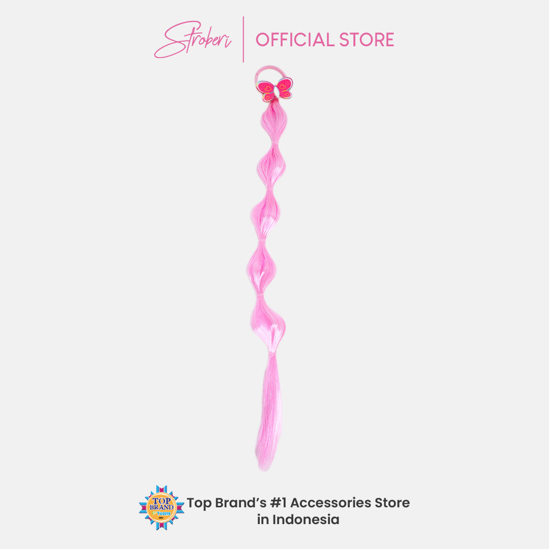 Stroberi Gradation Braid Hair Tie