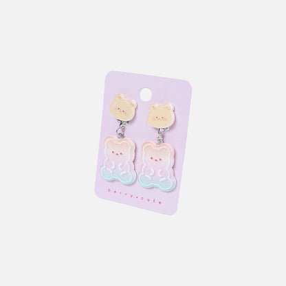 Stroberi Mix Shapes Hanging Earring