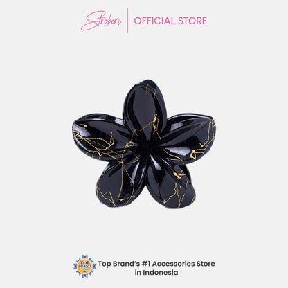 Stroberi Frangipani Flower Hair Clip