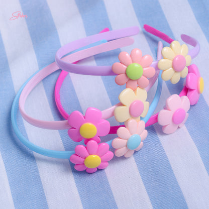 Stroberi Flower & Butterfly Clay Series Headband
