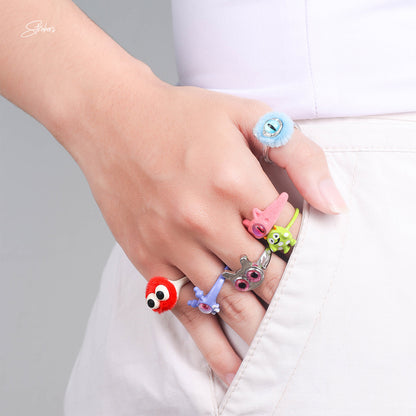 Stroberi Colored Monster Ring