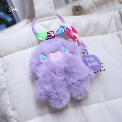 Stroberi Fur Character Keychain