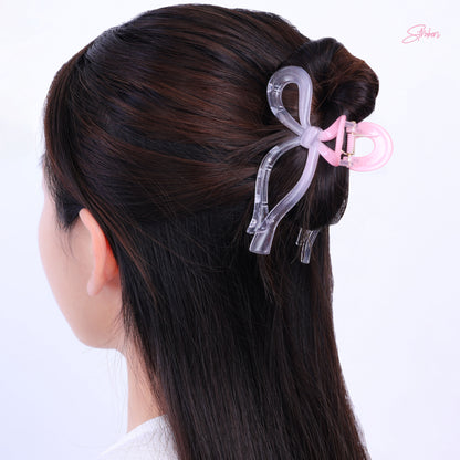 Stroberi Two Color Shape Hair Clip