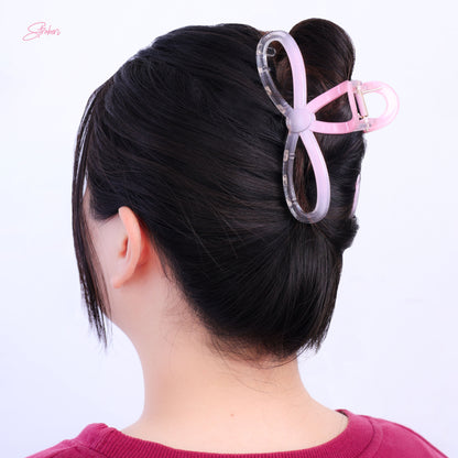 Stroberi Two Color Shape Hair Clip