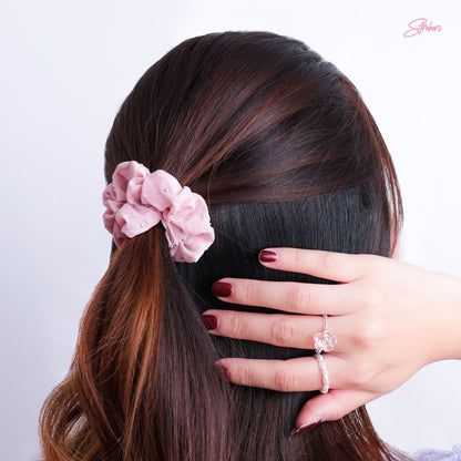 Stroberi Mini Scrunchie Motif -2 Hair Tie