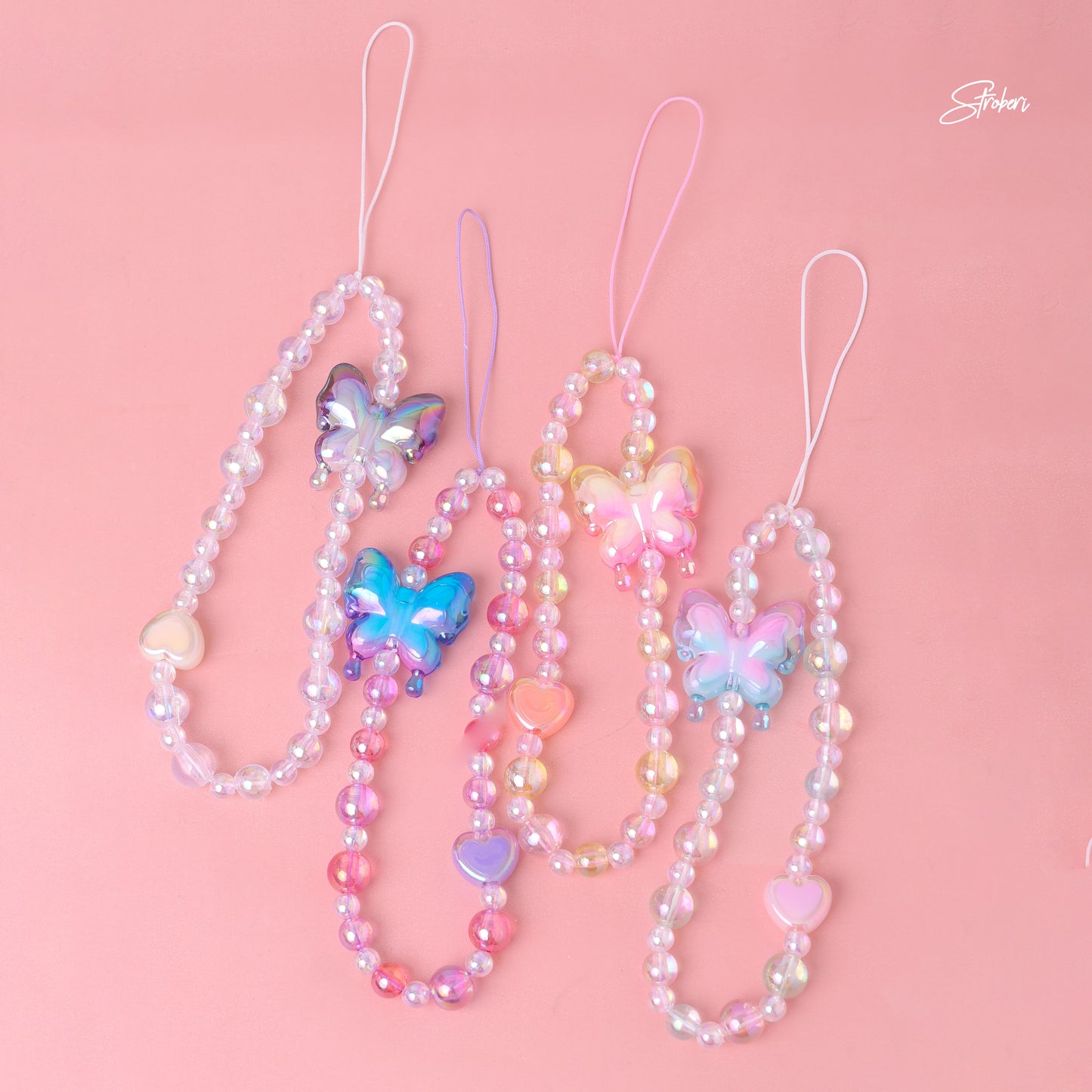 Stroberi Phone Strap Beads Accessories -6