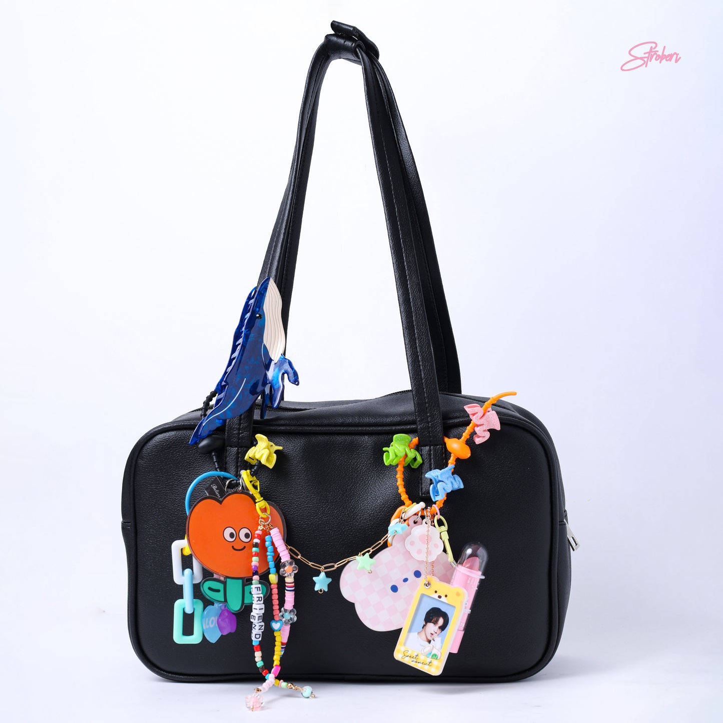Stroberi List Rectangle Sling Bag