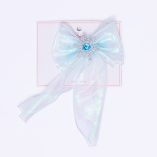 Stroberi Bow Tulle Kids Hair Clip