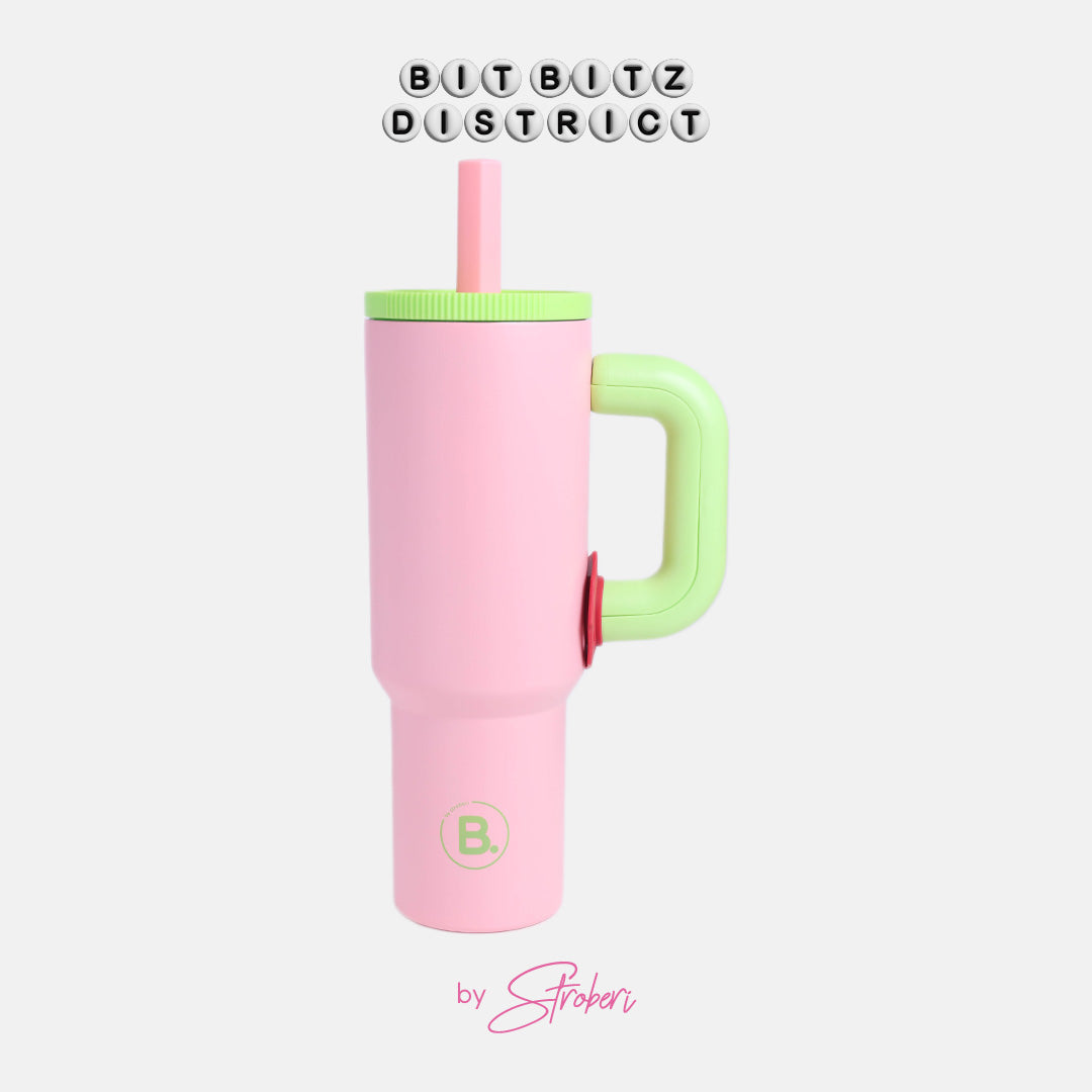 Stroberi Plain & Square Tumbler