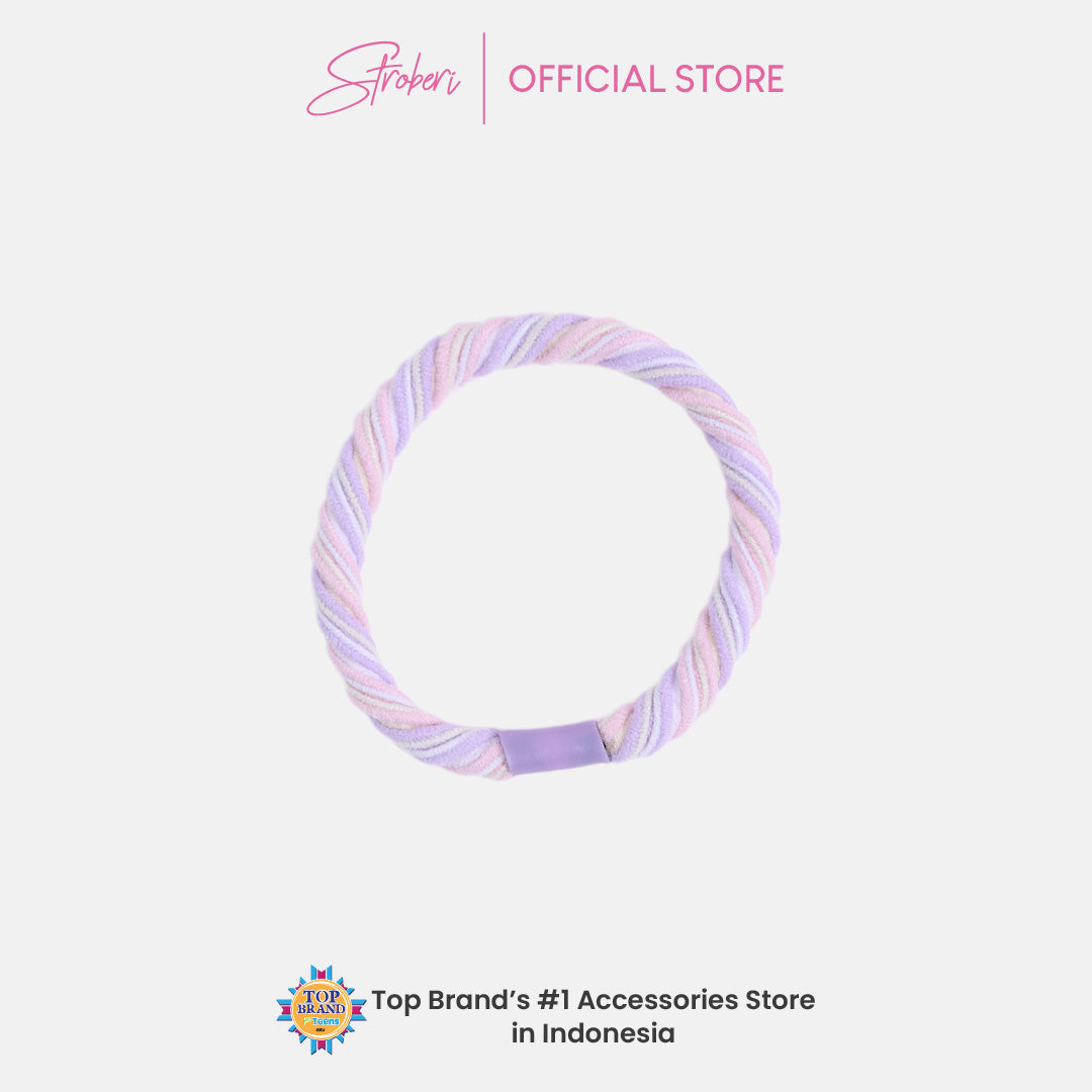 Stroberi List Mix Color Hair Tie