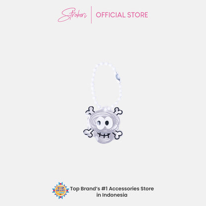 Stroberi Acrylic Monster Abstract Keychain