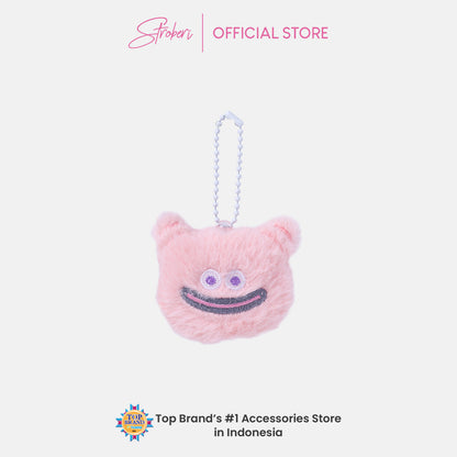 Stroberi Fur Character Keychain