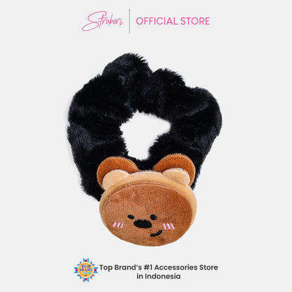 Stroberi Fur Character Hair Tie