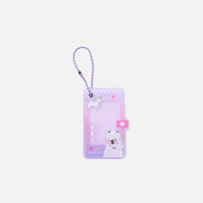 Stroberi Photocard Holder Keychain