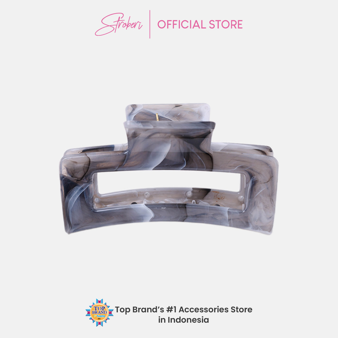 Stroberi Marble Shape Hair Clip