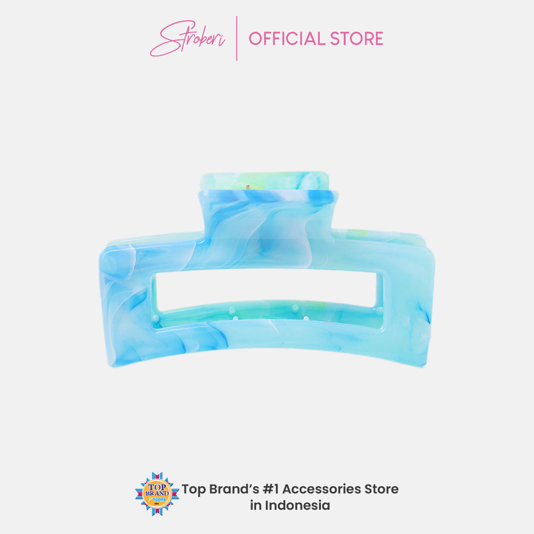 Stroberi Marble Shape Hair Clip
