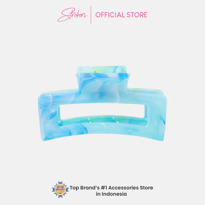 Stroberi Marble Shape Hair Clip