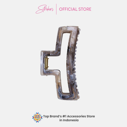 Stroberi Marble Shape Hair Clip