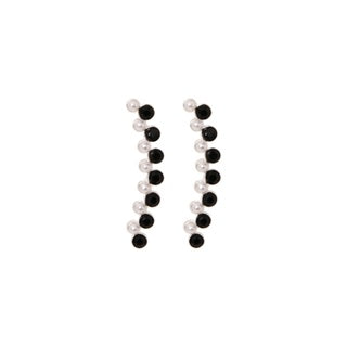 Stroberi Rhinestone Long Stud Earring