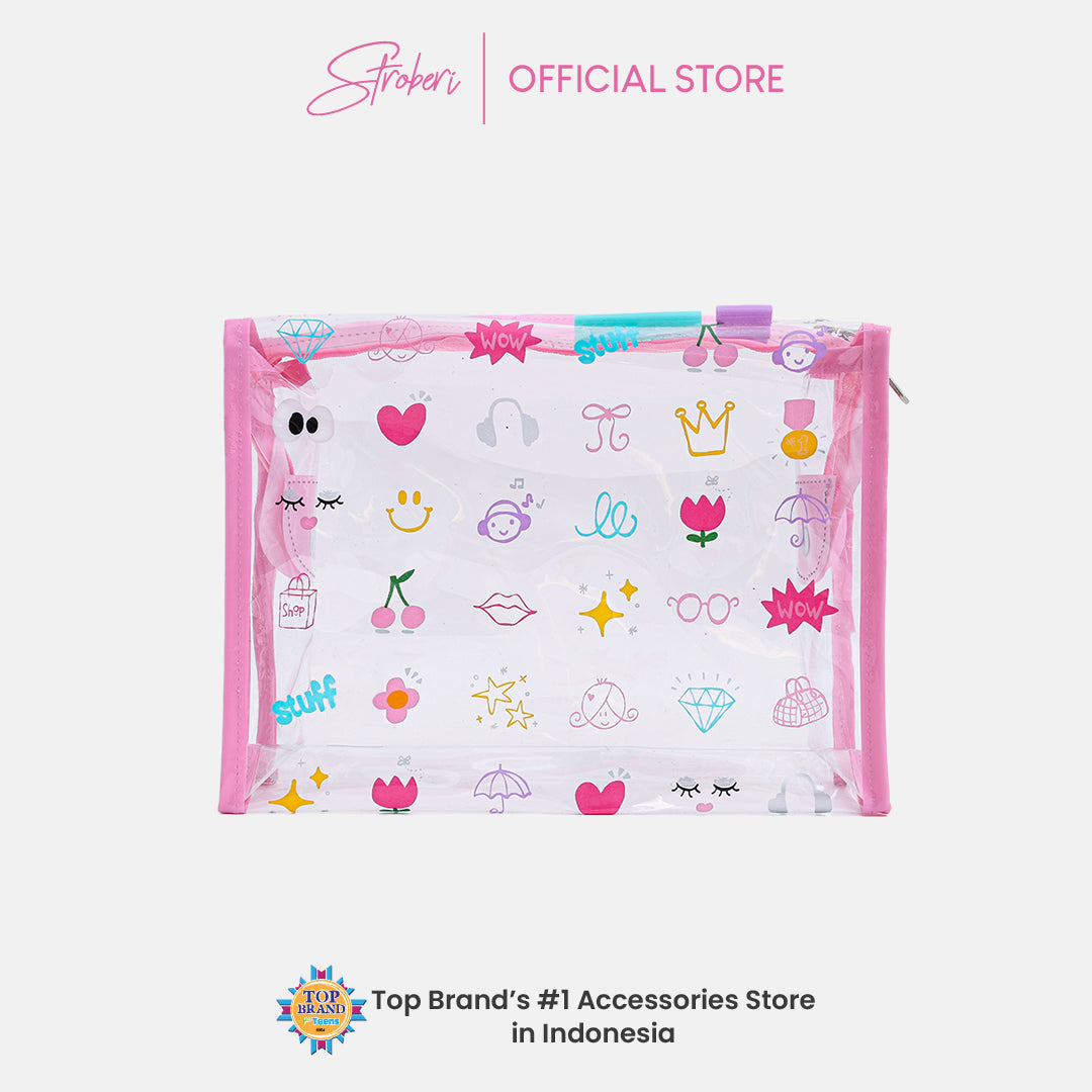 Stroberi Happy Icon Series Pouch