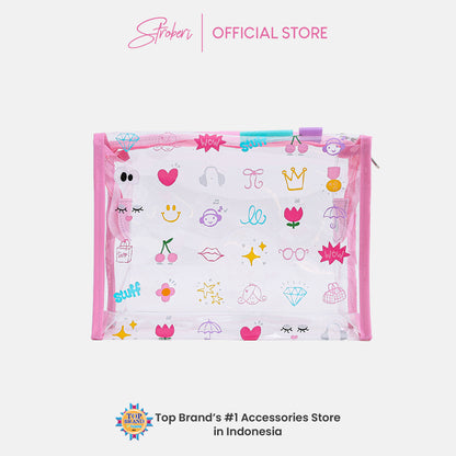 Stroberi Happy Icon Series Pouch