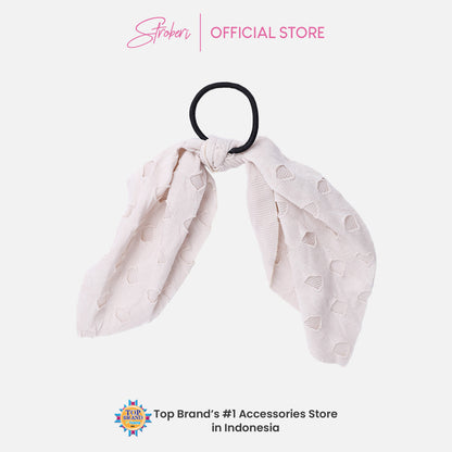 Stroberi Scarf Motif Hair Tie
