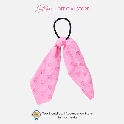 Stroberi Scarf Motif Hair Tie