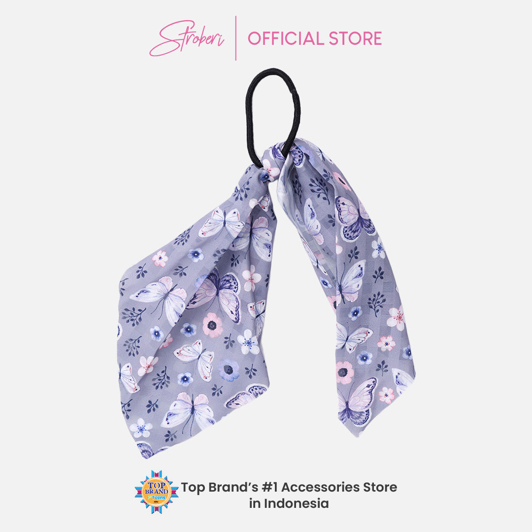 Stroberi Scarf Motif Hair Tie