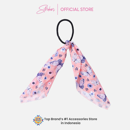 Stroberi Scarf Motif Hair Tie