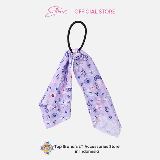 Stroberi Scarf Motif Hair Tie