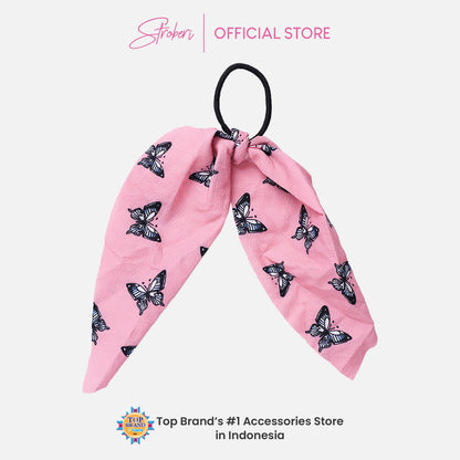 Stroberi Scarf Motif Hair Tie
