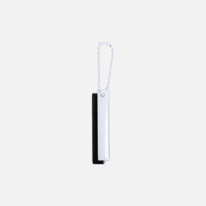 Stroberi Large Black & White Alphabet Keychain