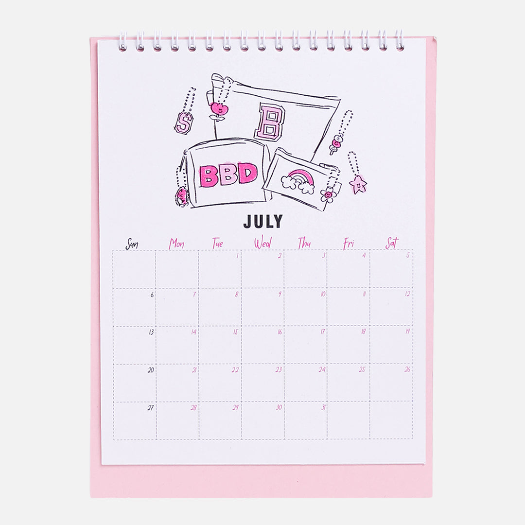 Stroberi Desk Calendar 2025