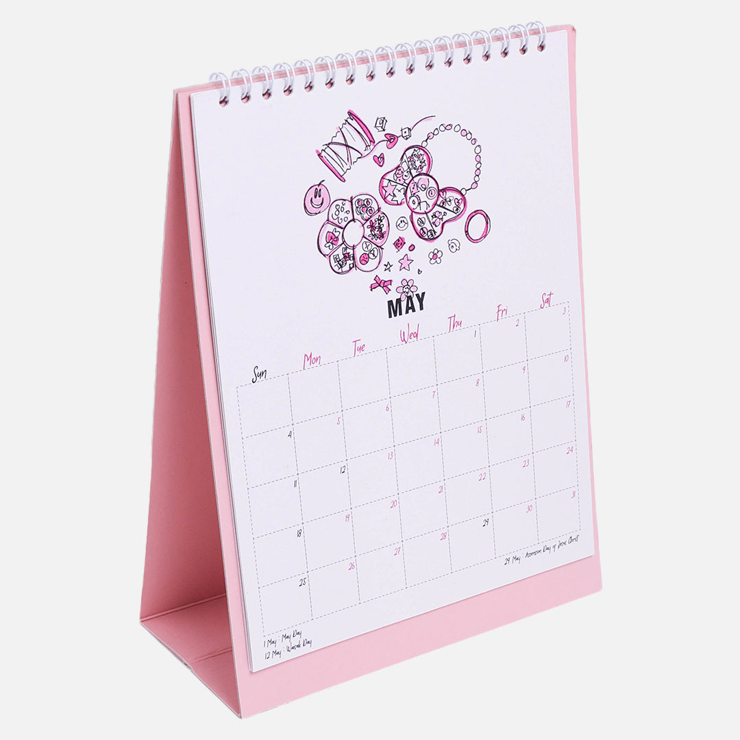 Stroberi Desk Calendar 2025